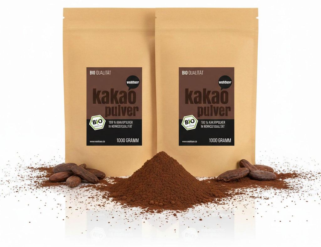 Wohltuer  Kakaopulver kaltgepresst - 1000g Produktbild 