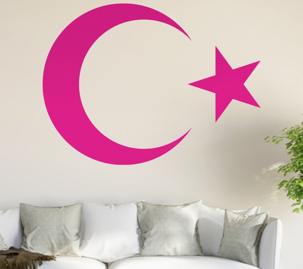 Türkei Wandtattoo in 6 Größen - Wandaufkleber Wall Sticker - Dekoration, Küche, Wohnzimmer, Schlafzimmer, Badezimmer