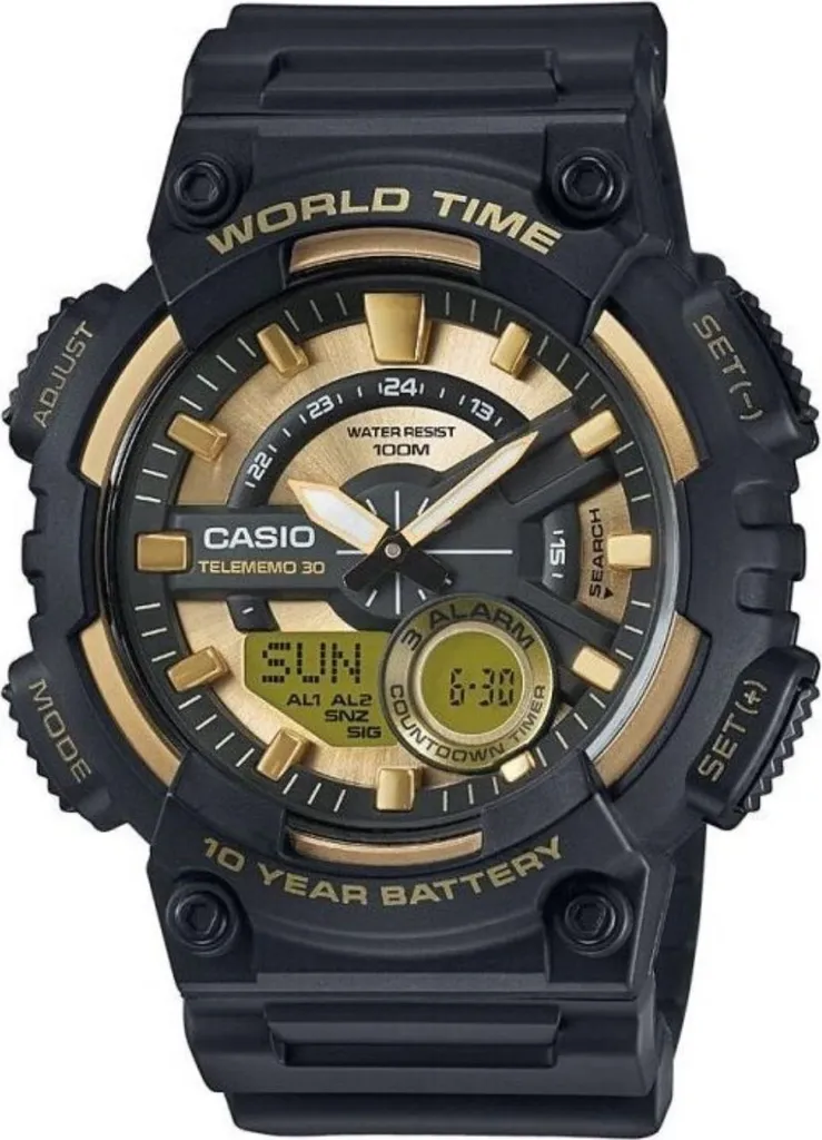 Montre Sportive Casio AEQ-110BW pour Homme - Style Analogique Digital