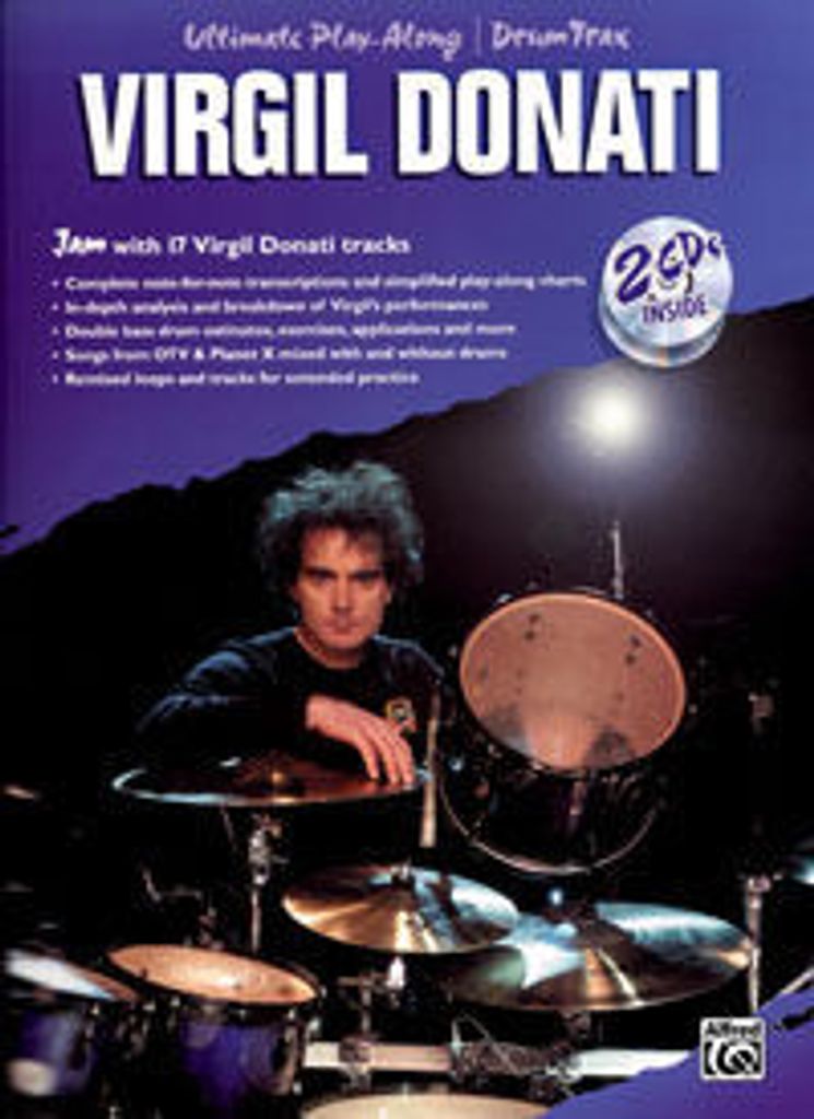 Ultimate Play-Along Drum Trax Virgil Donati: Jam with 17 Virgil Donati Tracks, Book & 2 CDs