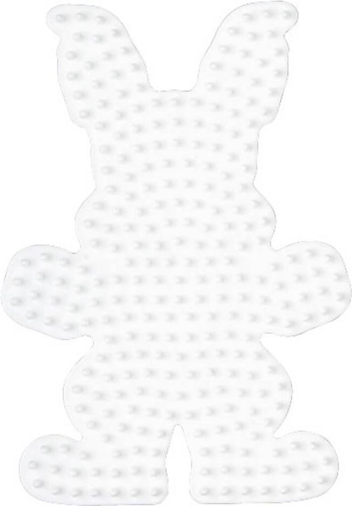 Nažehlovací korálky Hama® Midi - Pegboard bunny white Obrázek produktu 