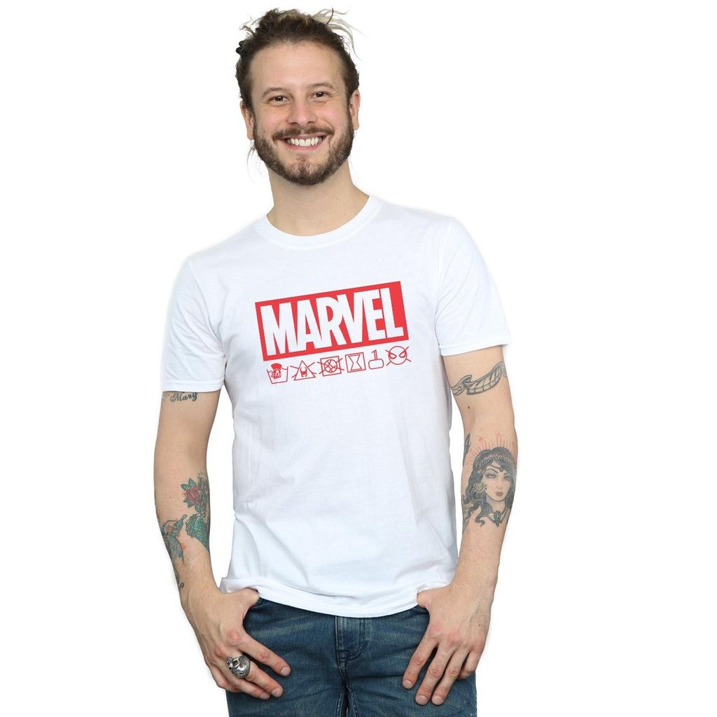 Marvel - "Wash Care" T-Shirt für Herren BI37725 (XXL) (Weiß)
