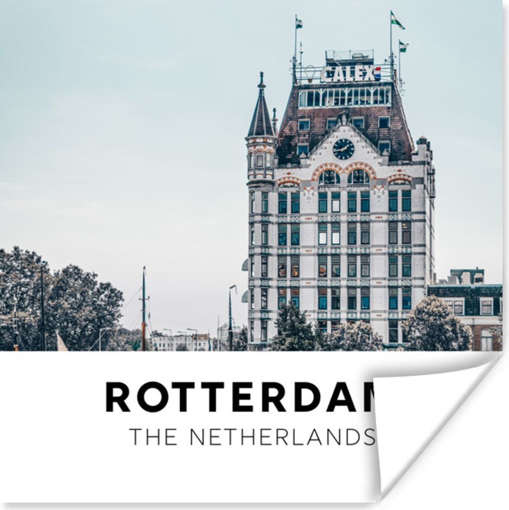 MuchoWow Poster Rotterdam - Niederlande - Architektur 30x30 cm - Wandposter - Printing