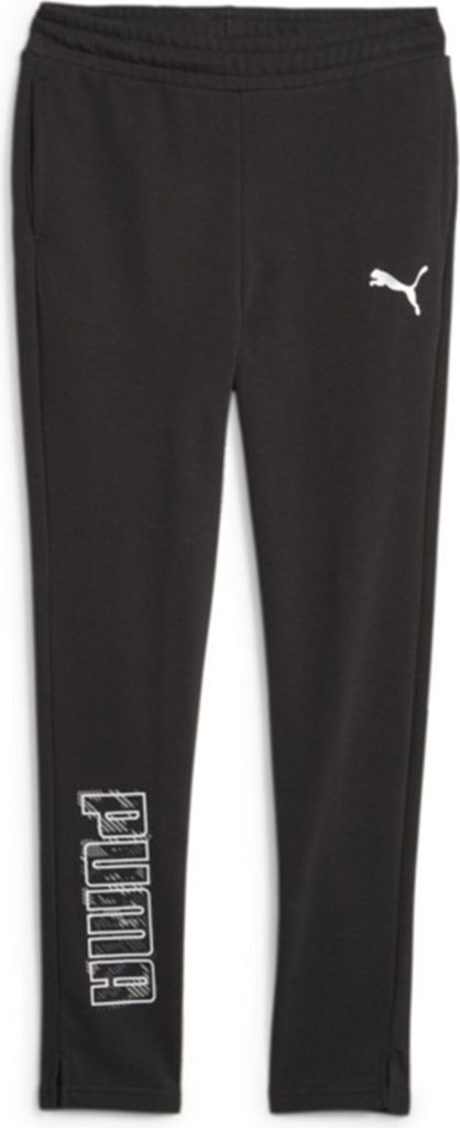 PUMA ACTIVE SPORTS PANTS TR B Kinder Sweathose Jogginghose 676292 01 schwarz, Bekleidung:140