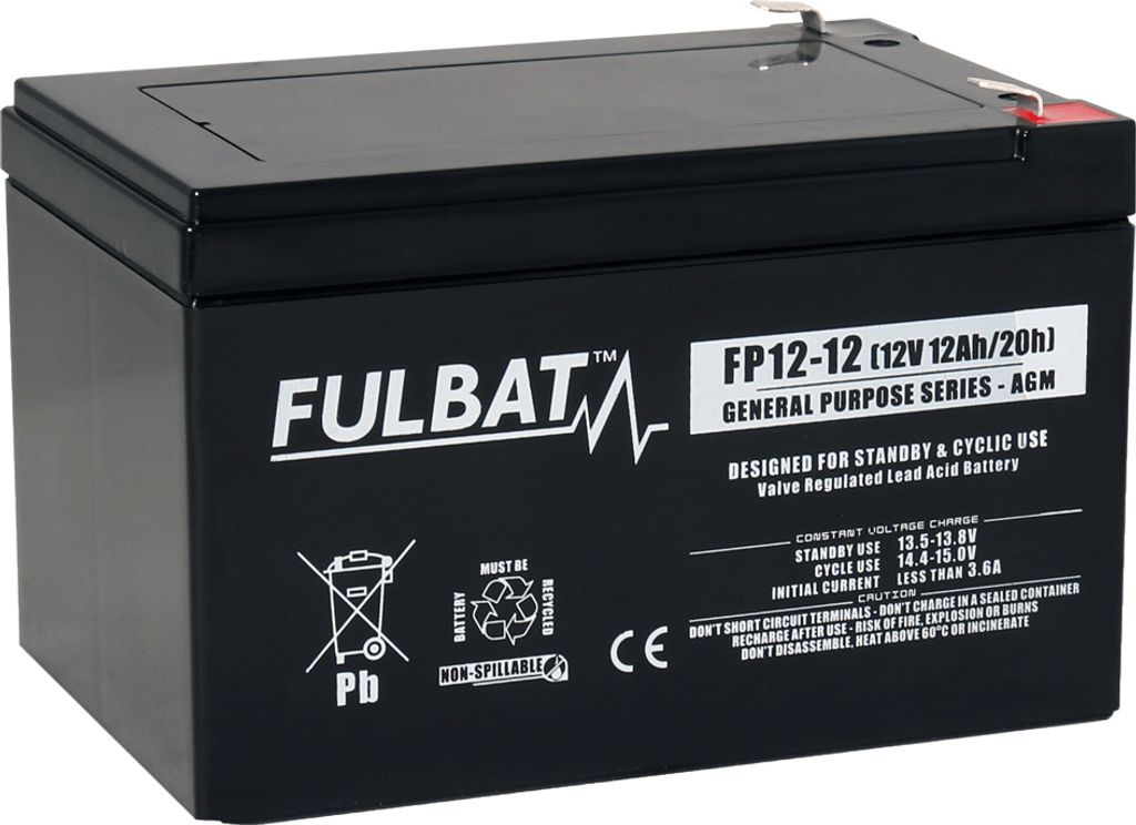 FULBAT LAWN&GARDEN FUL Batteria AGM - FP12-12 (T2) Immagine del prodotto 