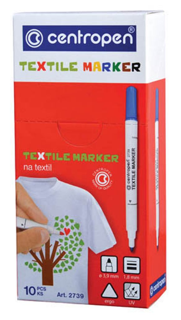 Centropen 2739 Textilmarker - 10er-Satz Produktbild 