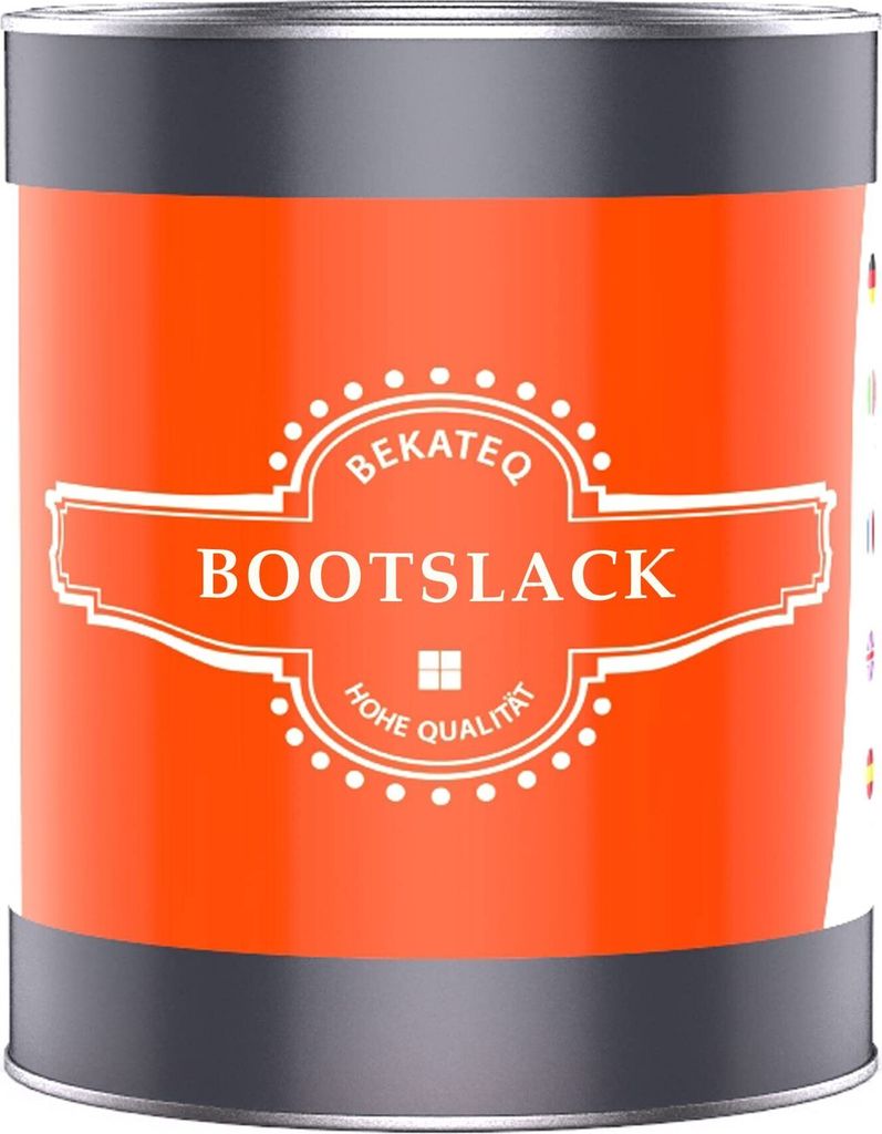 BEKATEQ Bootslack Gelb 1L I Klarlack für Holz innen & außen I Parkettlack, Treppenlack, Schiffslack, Yachtlack I Hochbelastbar, wetterbeständig,...