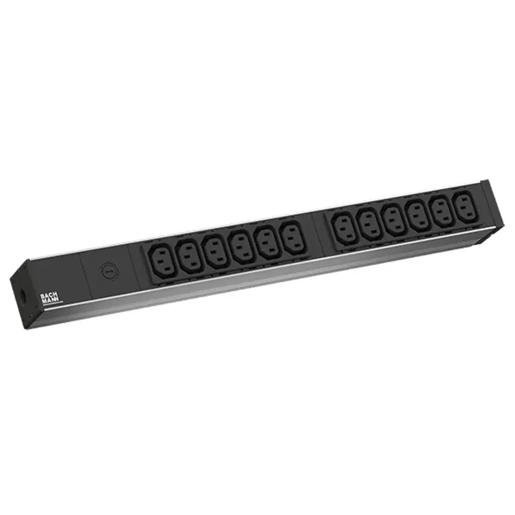Bachmann IT PDU Basic 230V | Unità Rack 1U Professionale Distribuzione