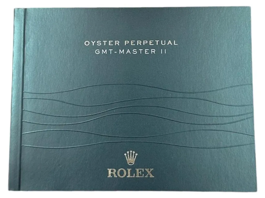 Notice d'utilisation Rolex GMT-Master 2013 livret anglais d'origine