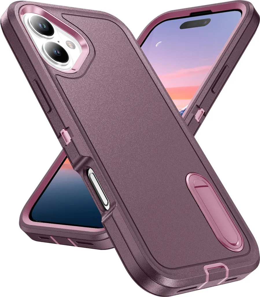 Cover iPhone 17 Viola Street Armor - Protezione 3-in-1 con Stand