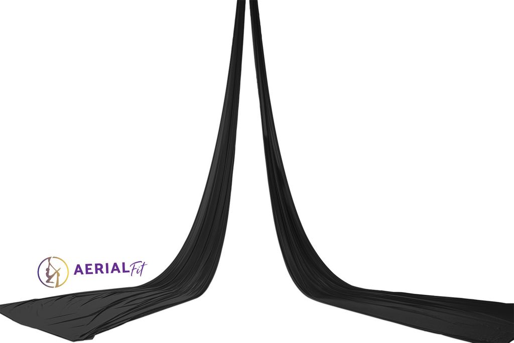 Premium Line Vertikaltuch Aerial Fit (Aerial Silk/Fabric) schwarz (black) 7 m