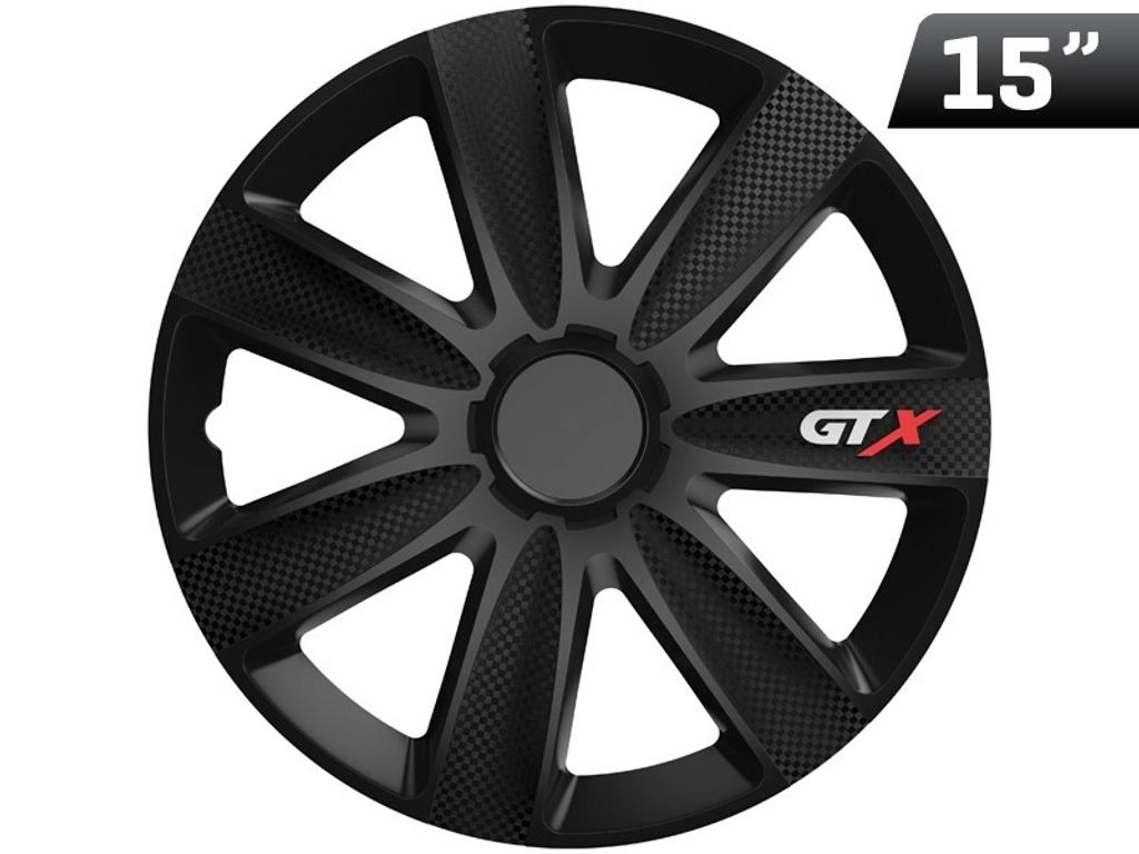 Kołpak GTX, carbonvezel / zwart, 15 inch Productafbeelding 