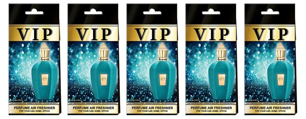 5x Profumo per auto VIP-877, deodorante per auto, profumo Immagine del prodotto 
