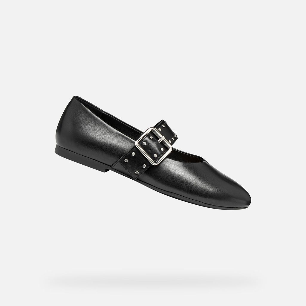 Geox Schwarze Ballerinen New Palmaria 39,5