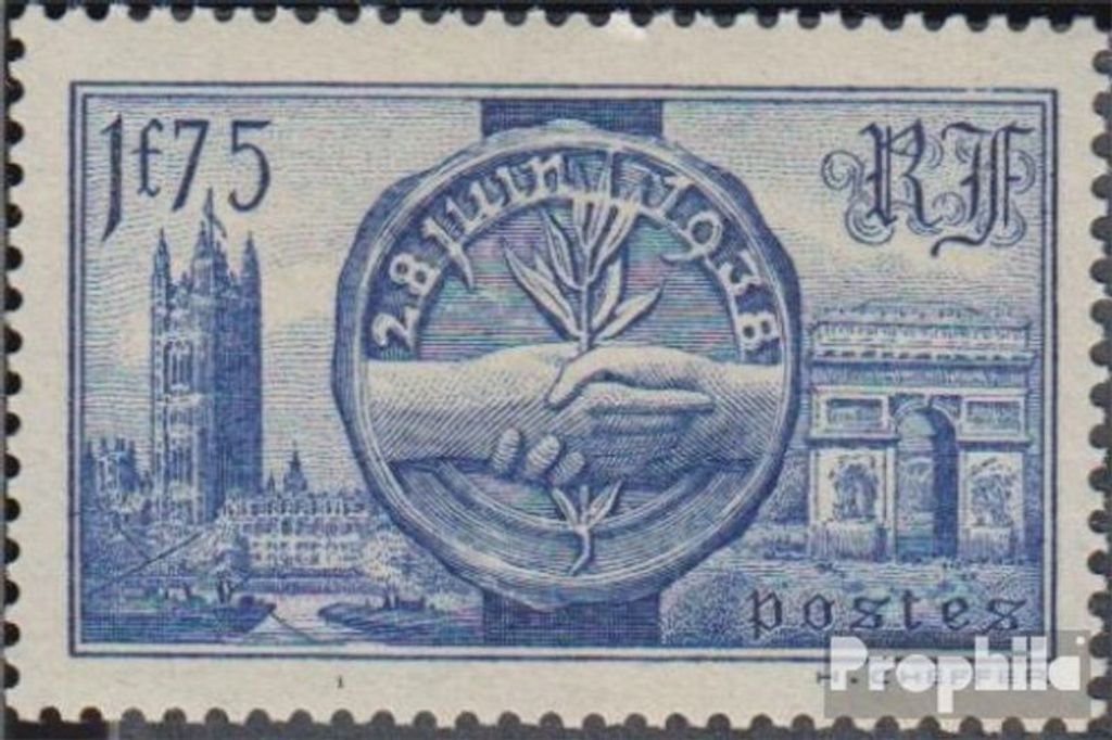 Briefmarken Frankreich 1938 Mi 431 (kompl.Ausg.) postfrisch König Georg