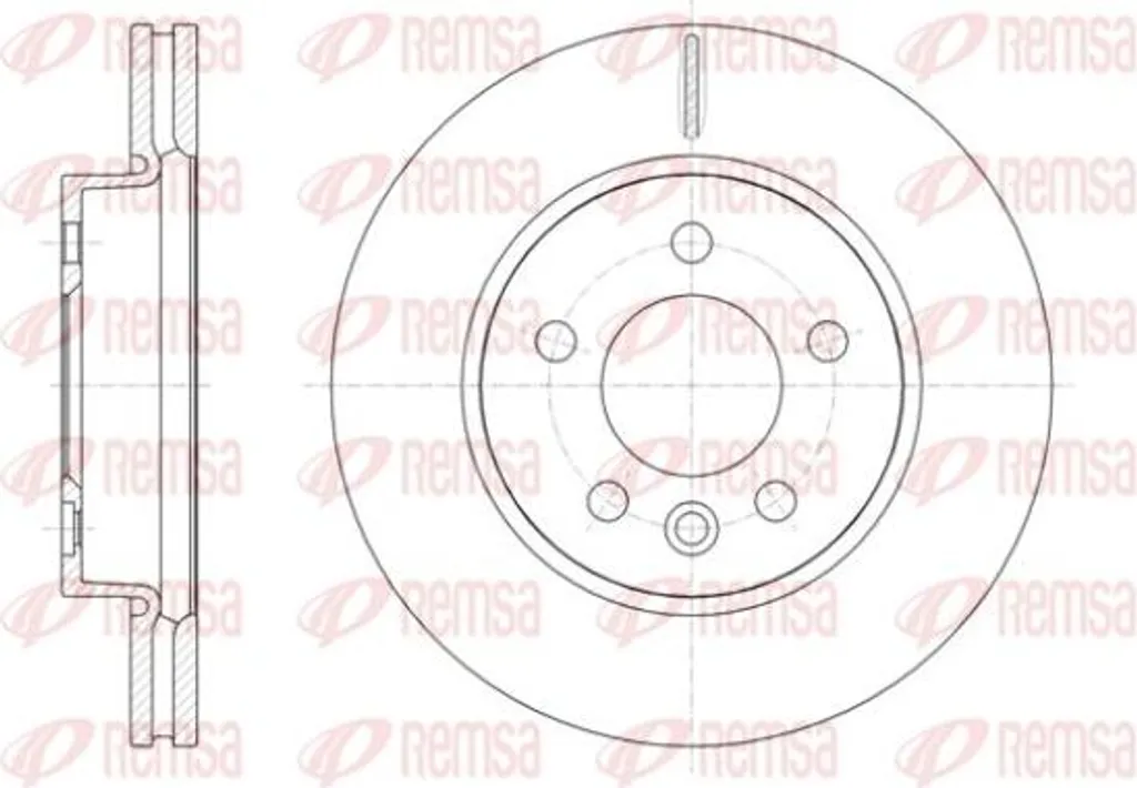 Disque de frein haute performance Remsa 61418.10 pour Amarok Sécurité