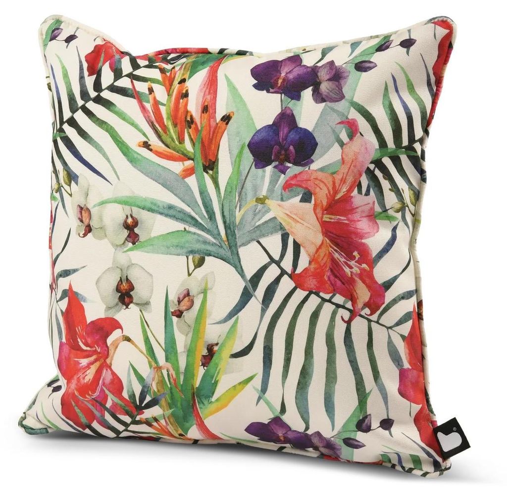 Extreme Lounging - b-cushion art collection - dekorative kissen für den garten - innen und außen - uv- und wasserfest - 43x43cm - Mohn