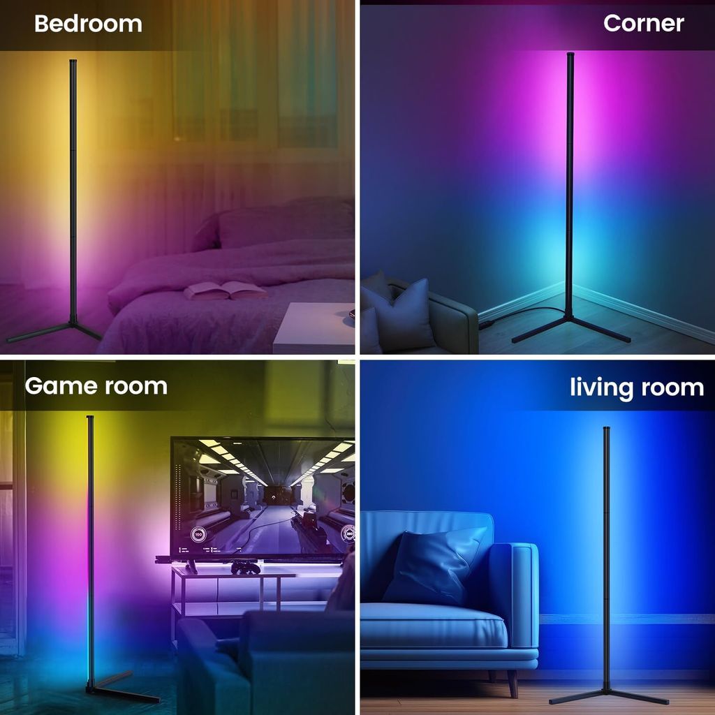 LED Stehlampe, Standleuchte Dimmbar, mit APP-Steuerung und Produktbild 6