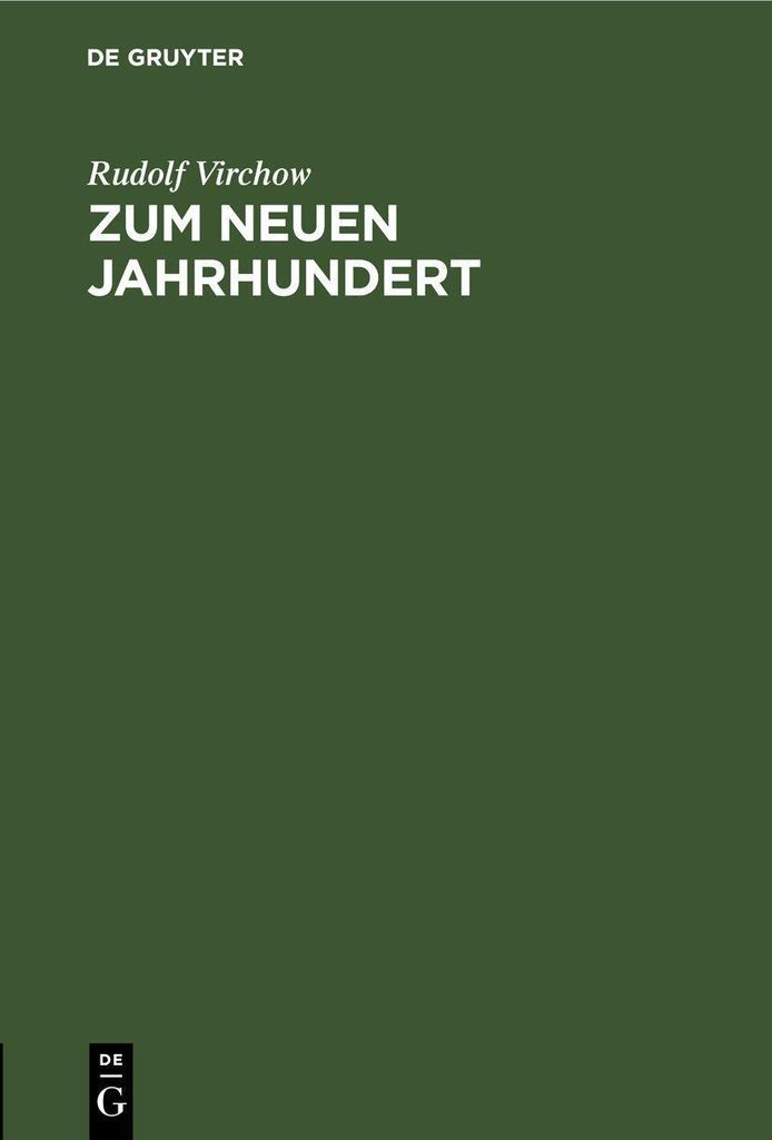 Zum neuen Jahrhundert