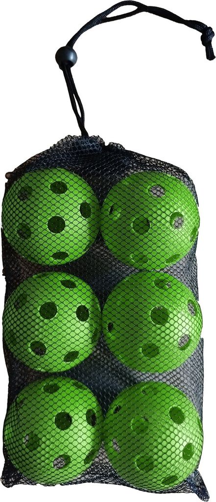 Sada florbalových loptičiek SEDCO GREEN - 6 kusov Obrázok produktu 