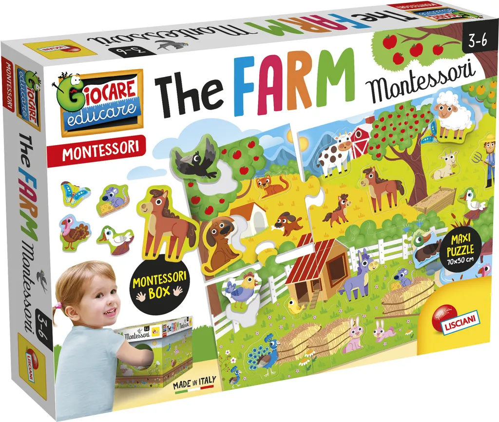 Éveil des sens : Jeu tactile Montessori Ferme contre l'ennui des petits