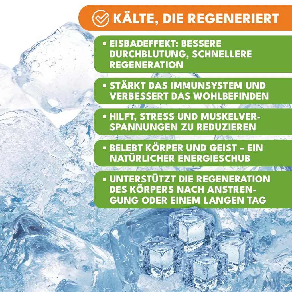 KRUMAD Bac à glace 320L pliable en PVC robuste avec couvercle et valve