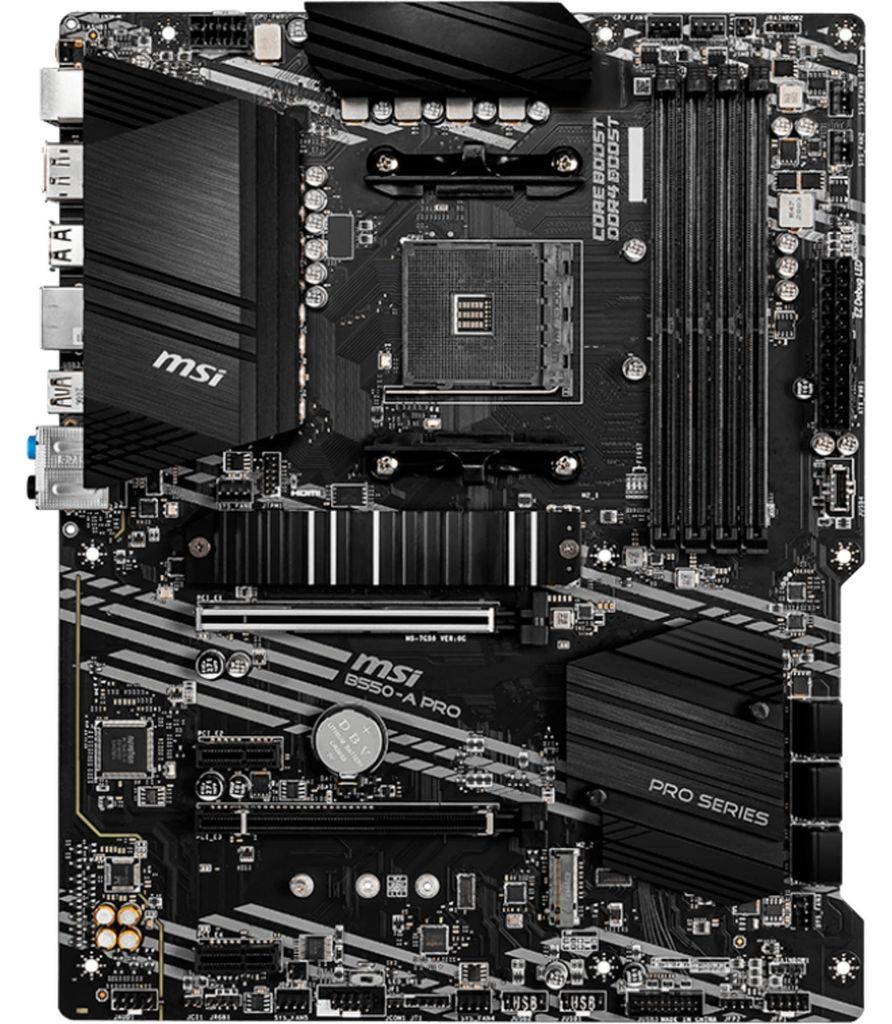 MSI B550-A PRO, AMD, Socket AM4, AMD Ryzen 3000 Series, Obrázek produktu 