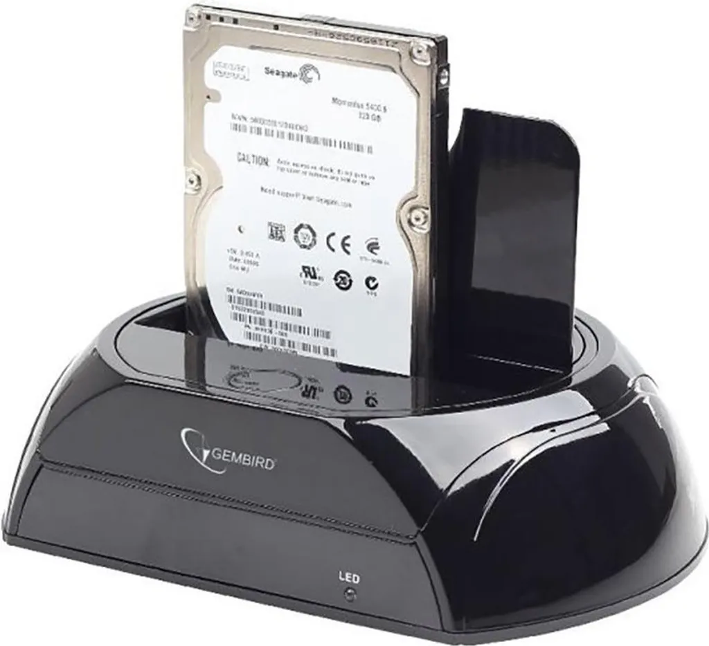 Gembird HD32-U3S-1 Station d'accueil disque dur SATA USB 3.0 noir