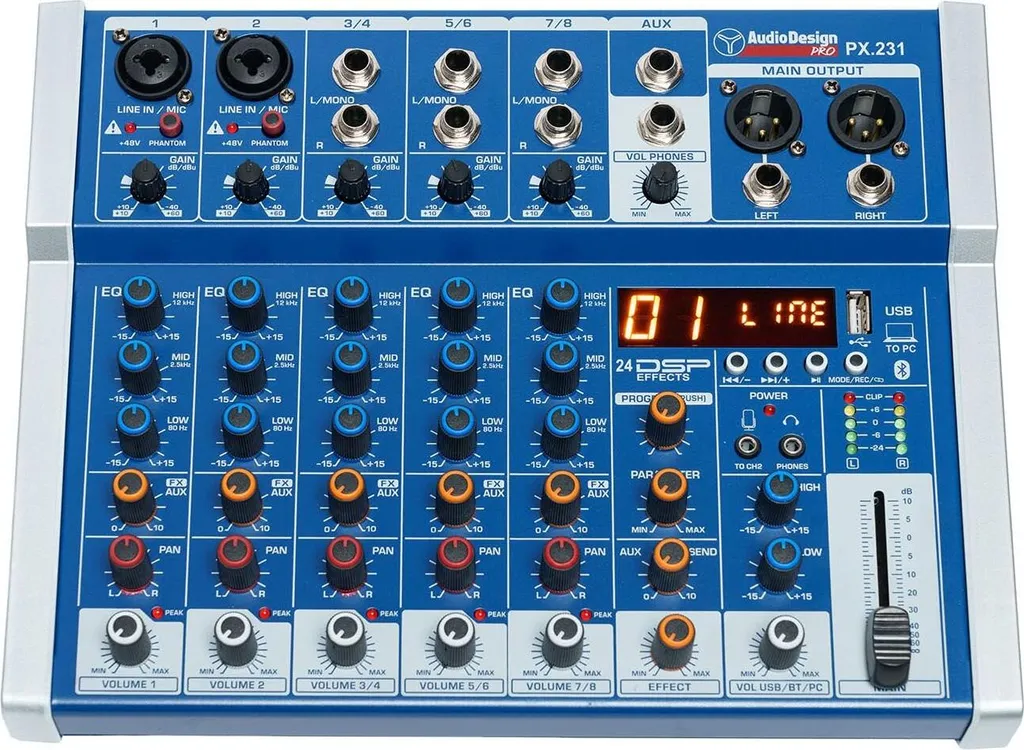 AudioDesign PX.231 : Enceinte Idéale pour Événements et DJ Itinérants