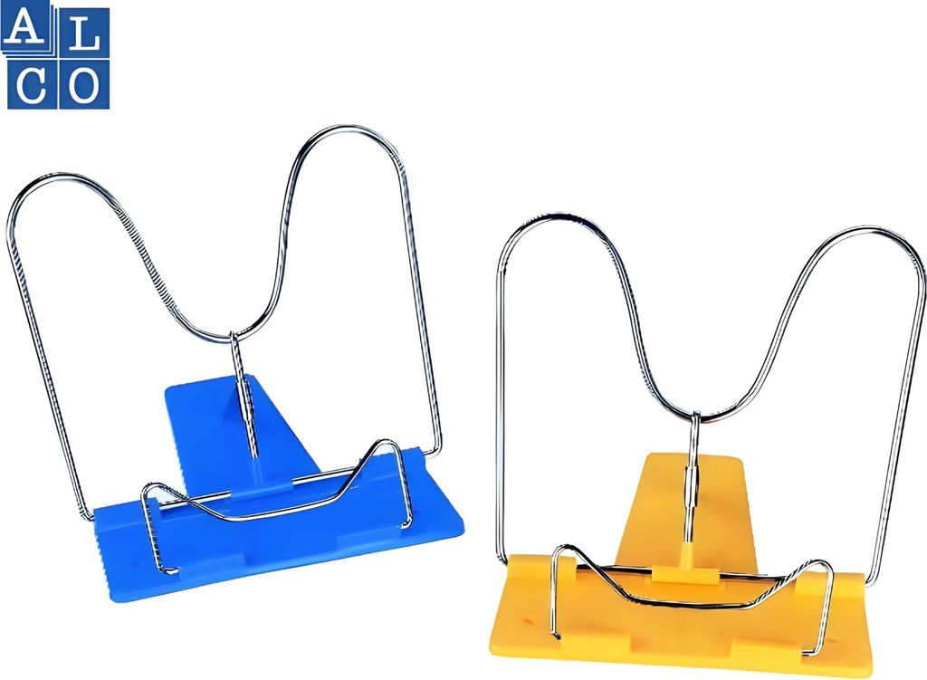 Alco Buchständer Kunststoff 160x155x150mm blau Produktbild 