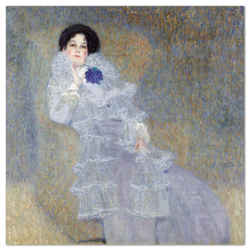 Giallobus - Porträt von Marie Henneberg - Gustav Klimt - 100L x 100B cm - Bild - Acrylglas