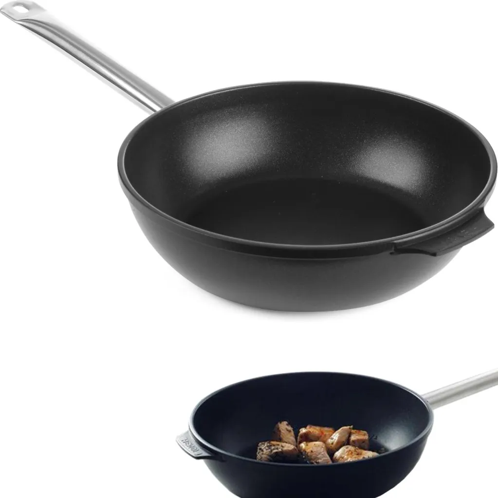 Poêle antiadhésive Titanium Professional HENDI ⌀280mm - Bords extra hauts - 2