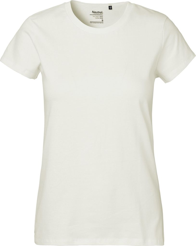 Neutral O80001 | Damen Classic T-Shirt / 100% Fairtrade Baumwolle - Farbe: Nature - Größe: M
