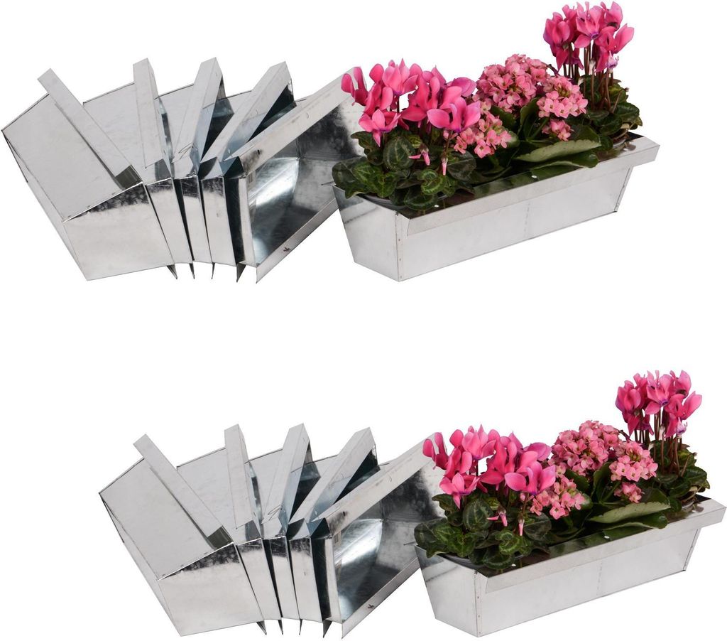 UNUS Blumenkasten 12 Stück Balkonkasten Einsatz Europalette Produktbild 