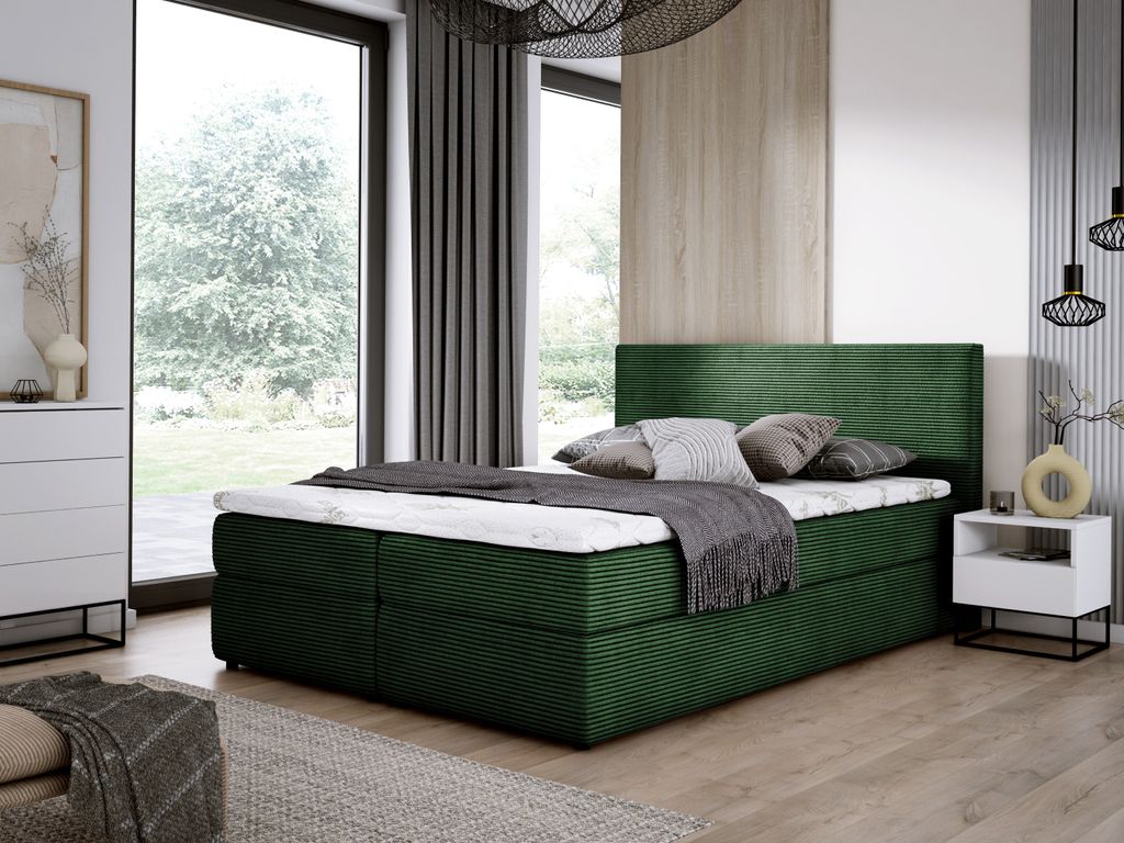 E-ZIMPAZ Boxspringbett SIMPLE 180x200 cm, Polsterbett mit Produktbild 