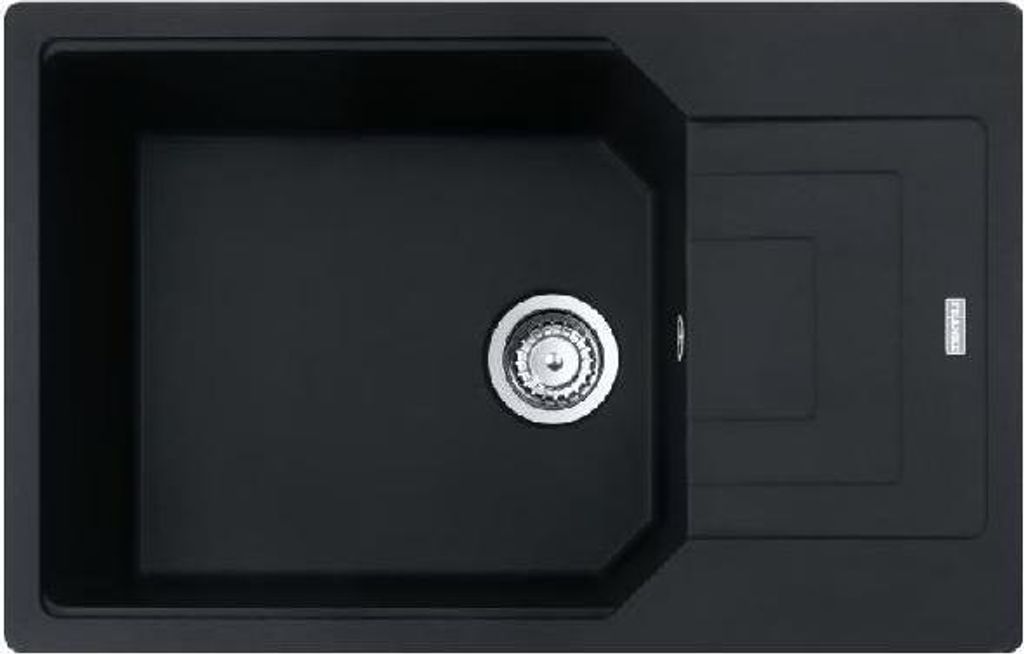 Franke Urban - Fragranit Küchenspüle UBG 611-78 BB, 780x500 mm, schwarz matt 114.0700.104