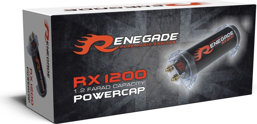RENEGADE Kondensator buforowy 1.2 F Farad RX1200 Farad Zdjęcie produktu 3