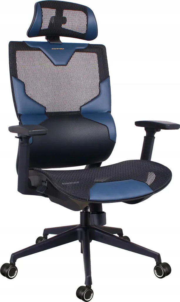Cortek Vision Fauteuil Pivotant de Bureau Respirant pour Gamers Noir
