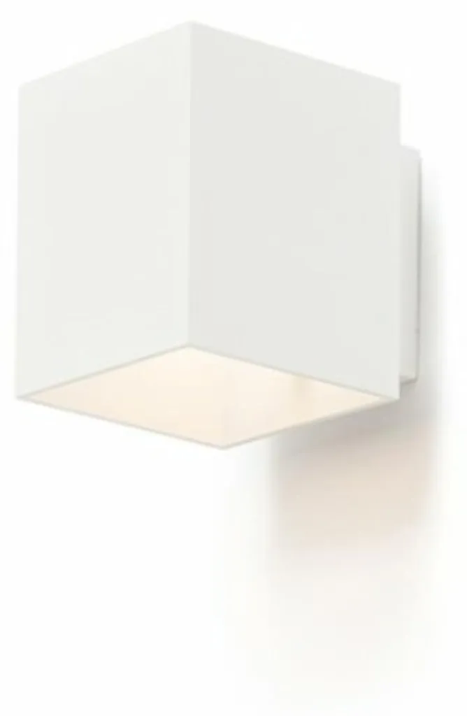 Applique murale TRIP SQ blanc mat pour ambiance feutrée de chambre