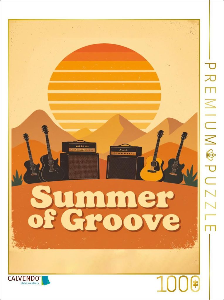 CALVENDO Puzzle Summer of Groove | 1000 Teile Lege-Größe 64x48cm Foto-Puzzle für glückliche Stunden