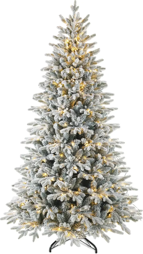 Sapin de Noël sans perte d'aiguilles 1,8m 264 LED montage facile 935 b.