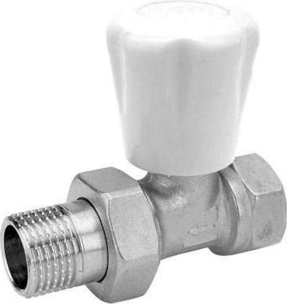 Durchgangs-Heizkörperventil 1/2 Zoll