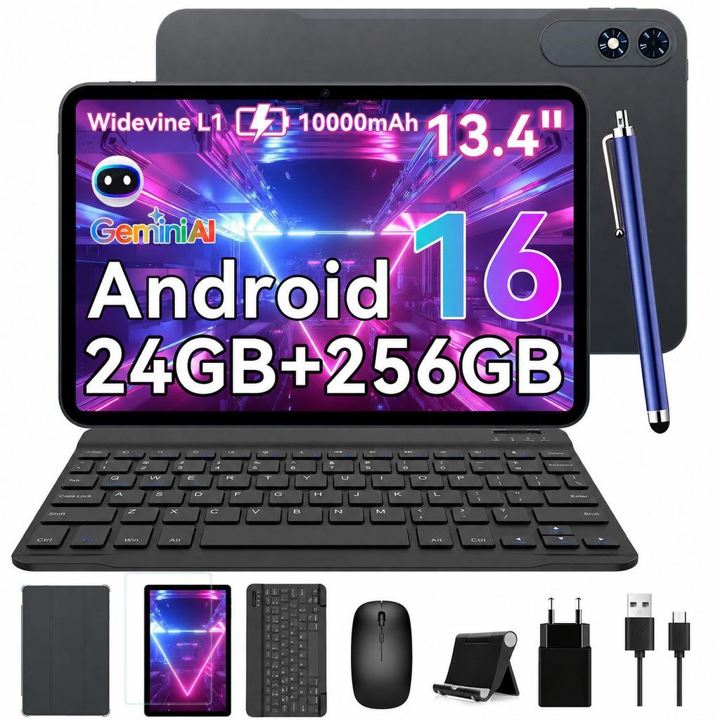 Tablet TABWEE T60Pro da 13,4" con Android 16, 24 GB (8+16) Immagine del prodotto 