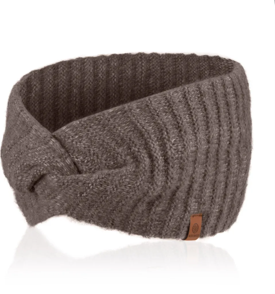 BOD-BK-04 MARRONE Fascia da donna a doppio strato INVERNALE