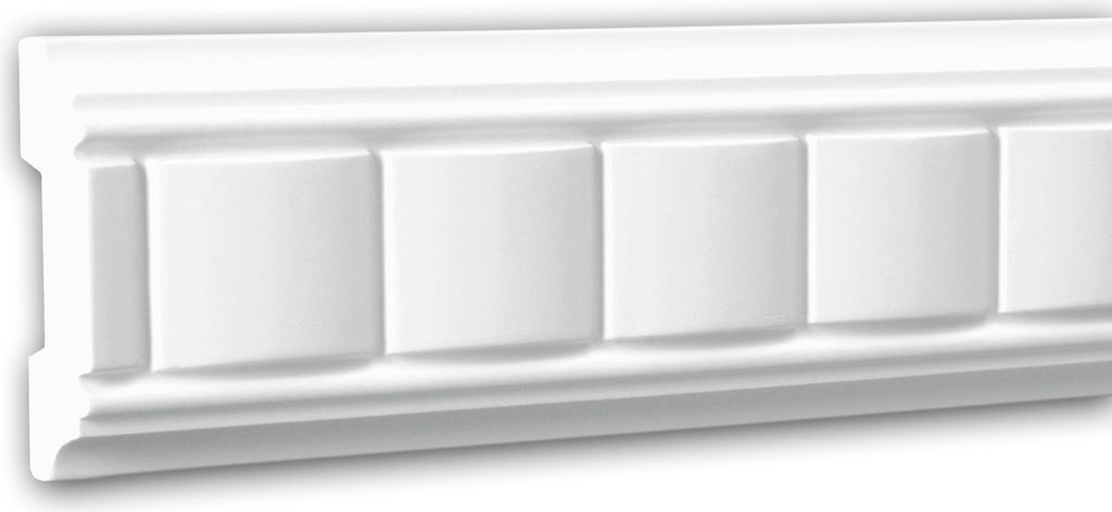 PROFHOME 151309 Wand- und Friesleiste Stuckleiste Zierleiste Wandleiste 2 m