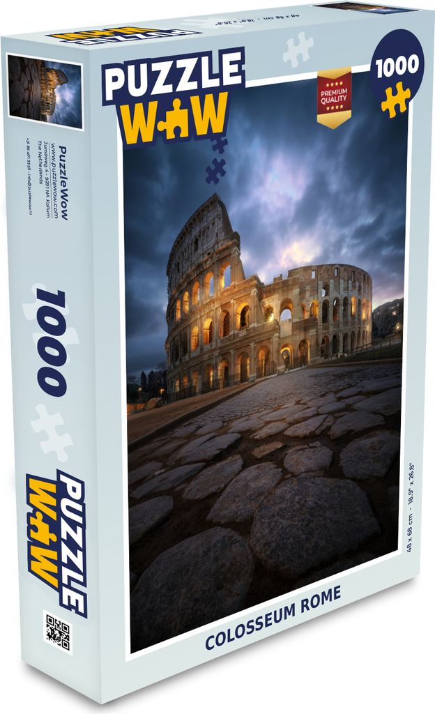 MuchoWow Puzzle 1000 Teile Rom - Himmel - Architektur - Spielzeug - Alt und Jung - Spiele - Puzzeln
