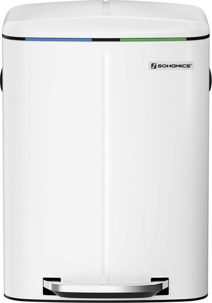 SONGMICS Kuchyňský odpadkový koš, pedálový koš, 2 x 20 l, Obrázek produktu 10