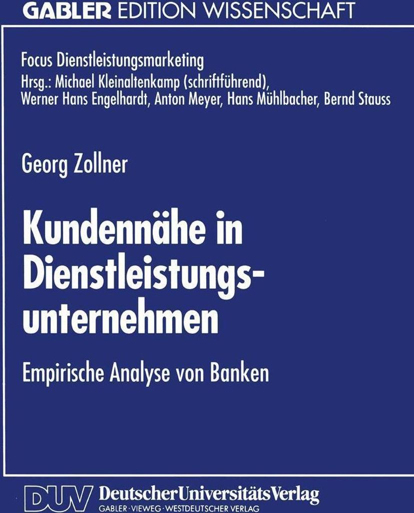 Kundennähe in Dienstleistungsunternehmen