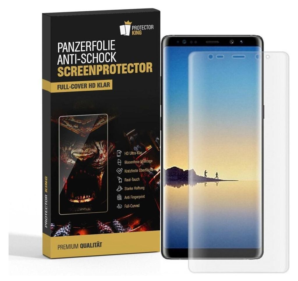 2x Panzerfolie für Samsung Galaxy Note 8 FULL COVER Produktbild 
