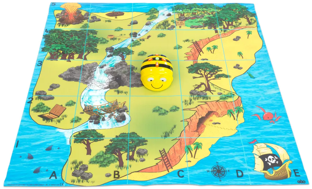 Bee-Bot et Blue-Bot Tapis Île au Trésor pour Initiation au Codage
